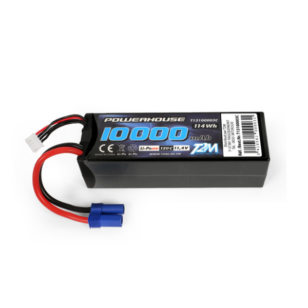 Batterie Gens Ace 5300mAh 11.1V 60C 3S Hardcase – LiPo Pour RC