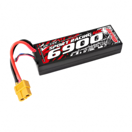 Power Racing LiPo 6900mAh 2S 7,4V 60C