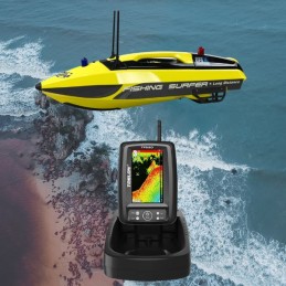 Bateau amorceur pêche en mer / carnassier avec sondet toslon TF520