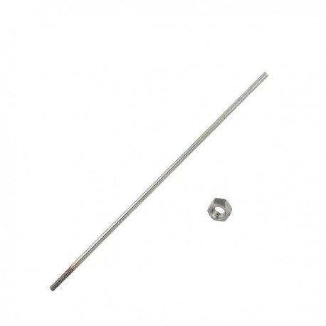 Arbre d'hélice 4mm filetage M4 130mm