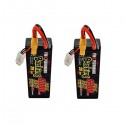 Lot de 2 Batteries LiPo 2S 7.4V 6300mAh
