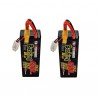 Lot de 2 Batteries LiPo 2S 7.4V 6300mAh